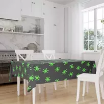 Bonamaison virtuvinis dekoratyvinis staltiesė neoninė žalia dūmų 140 x 160 cm - sukurta ir pagaminta Turkijoje