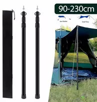 2x reguliuojami palapinės stulpai aliuminio lydinio strypai palapinei 90-230cm