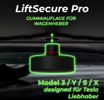 Liftsecure pro guminiai padai automobiliniam keltuvui tesla modelis y - tesla modelis 3 - tesla modelis 3 highland - premium tesla priedai/tesla priedai