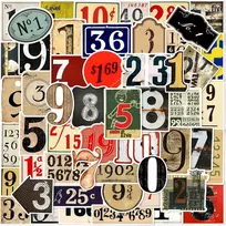 Generic Retro numerių lipdukai 50 vnt. riedlentės grafiti lipdukai motociklams dviračiams snieglentėms bagažui nešiojamam kompiuteriui automobiliui lagaminui vaikams ir paaugliams vandeniui atsparūs vinilo lipdukai