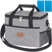 Termoizoliacinis krepšys paplūdimiui, turistinis, maisto produktams, piknikui, 20l