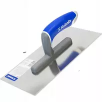 Kubala nerūdijančio plieno glaistyklė, lygi, tiesi, skirta glaistams, skiediniams, klijams, 130x270mm 0260