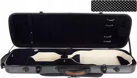 Smuiko dėklas Oblong 4/4 M-case Juodas Point - Tamsiai mėlynas