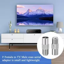 Adapteris F moteriškas į Tv vyriškas, 4 vnt.