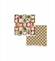 Dp Craft Dpcraft dvipusis popierius dovanų pakavimui Šventės 30,5x30,5cm Christmas Time
