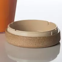 Omada Design - stiklainis 1.25 L - plastikinis ir medinis indas su dangteliu šviežiam maistui - ecoliving linija