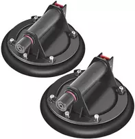 Toosoar Profesionalus vakuuminis siurbtukas 8 colių (20 cm) 2 vnt. rinkinys - 200 kg keliamoji galia stiklui, plytelėms ir marmurui - pramoniniai siurbtukai su ergonomiška rankena