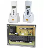 Komplektas: St6h valdiklis 6 žaliuzėms + 2x Stx Lcd v.2 pultelis 35 kanalų - Elmes