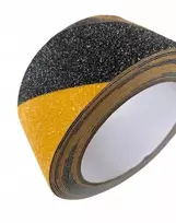 Neslystanti geltonai juoda juosta 50 mm x 5 m