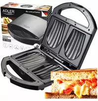 Sumuštinių keptuvas Adler Ad 3069, juodas, 1000 W