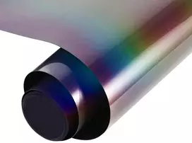 Nanaplums holografinė plėvelė tekstilei, atspindinti vaivorykštės spalvų flex plėvelė, skirta perkelti šiluma, flex plėvelė tekstilei, skirta "pasidaryk pats" marškinėliams, krepšiams, drabužiams, pagalvėlėms