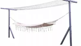 Didelė lauko drabužių džiovykla ir hamako stovas 160-170 cm