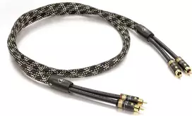 Viablue nf-s1 sidabrinis quattro rca kabelis, analoginis/nf, audio kabelis, twist, 1 vnt., 4 krypčių ekranavimas, alavuoti ofc laidai, t6s rca kištukas (rca), skirstytuvas 100 cm x 1.0 m