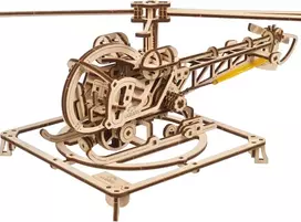 Ugears Mini Sraigtasparnis - 3d Medinė Dėlionė Suaugusiems