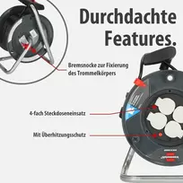 Brennenstuhl Garant V2 prailginimo laidas, 25 m