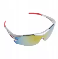 Sportiniai akiniai Bg-04 Uv400 polikarbonatiniai gumuoti nosies ir ausų antgaliai