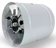 Bestfan Ventiliatorius kanalui 100mm, 140m3/h, metalinis, tylus, galingas