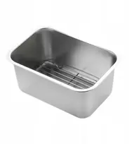Kepimo skarda keptuvė su stovu aliejaus lašintuvu filtravimo indas Bakeware pyragas 32x22x15cm