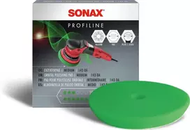 Sonax 04933410 143 geltona poliravimo kempinė Dual Action, x1