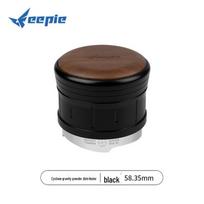 Feepie Espresso Cyclone: Italian Coffee Grinder & Storage Solution black