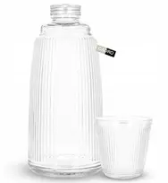 Cadro vandens, sulčių, limonado графинas 1l butelis su dangteliu + stiklinė 230 ml