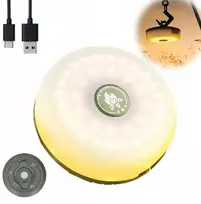 Kempinginis led žibintas-prožektorius su akumuliatoriumi, skirtas stovyklavimui, Usb-c, Ipx4