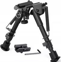 Bipod Dvikojis medžioklei Pasukamas 6"-9" + Adapteris, Aliuminio lydinys