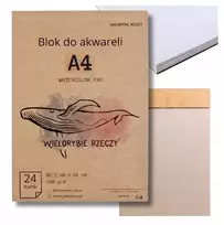 Vienaragis Unicorn Blokas akvarelei A4, popierius akvarelinėms dažoms, tapybos pagrindas