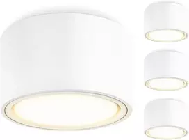 Lubinis šviestuvas 4 x Led Lubiniai Šviestuvai Balti 95x55mm, 6w, 680lm, 3000k