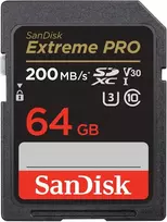 Atminties kortelė Sandisk Extreme Pro 64gb Sdxc 200Mb/s V30