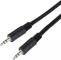 Premiumcord stereo jack kabelis 3 m, 3.5 mm stereo jack kištukas į kištuką, aux ausinių garso jungties kabelis televizoriams, mobiliesiems telefonams, mp3, hifi ekranuotas juodas 3 m