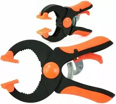 CMP Spyruoklinis staliaus spaustuvas su fiksatoriumi 100mm, žandikaulių tarpas 25mm