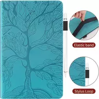 Succtop dėklas Lenovo Tab M10 Plus 10.3 colių 2020 Pu odinis atverčiamas apsauginis dėklas piniginės stovas planšetinio kompiuterio dėklas kortelių lizdas rašiklio laikiklis Lenovo Tab M10 Plus 10.3 colių Fhd (2nd Gen) Tb-x606f Tb-x606x mėlynas