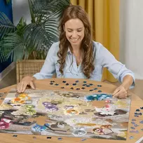 Ravensburger Dėlionė 12000725 - Gelinis Christmas Bakery - 1500 detalių dėlionė suaugusiems ir vaikams nuo 14 metų, Kalėdinė dėlionė
