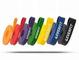 4everfit 7 gumų juostų rinkinys treniruotėms Power Band Fitness