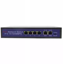 Šakotuvas Orllo Poe Sw1 tinklo jungiklis, 6 prievadai + 2ge Uplink