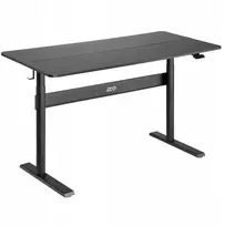 Reguliuojamo aukščio stalas 74-115cm pakeliamas ergonomiškas juodas Ergo Office Er-453