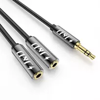 3.5 mm Y-splitter Audio Kabelis, 0.2m