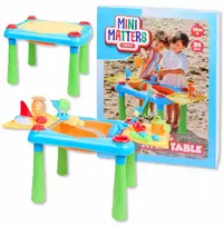Mini Matters Vandens ir smėlio žaidimų staliukas vaikams su priedais