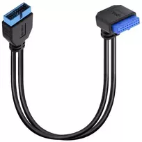 Default Usb 3.0 19 kontaktų prailginimo laidas, 90 laipsnių kampu