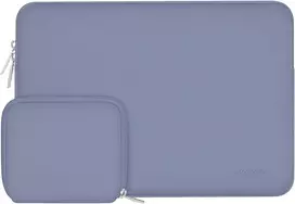 Mosiso nešiojamas kompiuterio dėklas 16 colių, 15-15,6 colių nešiojamojo kompiuterio krepšys, suderinamas su Macbook Pro 16 colių 2025-2019 m. M4 M3 M2 M1, Hp, Acer, Dell, Lenovo, Asus nešiojamuoju kompiuteriu, neopreno dėklas su mažu dėklu, levandų spalv