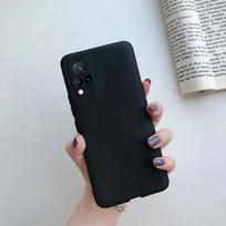 For Vivo V21 V21e Case 2021 New Liquid Silicone Soft TPU Capa Phone Back Cover For Vivo V21 5G V2050 VivoV21e V2061 Funda 6.44 Vivo V21 juoda