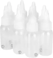Airbrush buteliukai airbrush dažų buteliukai pp 30ml tuščias dažų buteliukas atsparus korozijai purškiamas pigmentas prieskonių indelis su skale