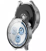 Blun Bizon dėklas su ekrano apsauga, skirtas Huawei Watch Gt 5 46 mm, stiklas