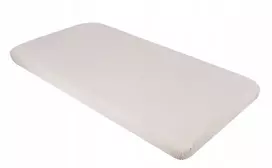 Babylux paklodė su guma lovytei muslininė 70x140 cm, smėlio spalvos
