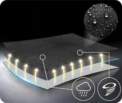 Neo-Sport Sodo sūpynės didelis tvirtas gandralizdis pakabinamas krėslas 110 cm xxl