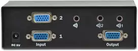 Automagnetola Digitus Ds Genuine 1 Vga perjungiklis 2 įėjimai/1 išėjimas