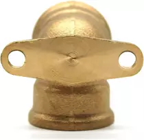 Ventiliatorius Doja Barcelona 1/2" Žalvario Kampas Vandens Sienai