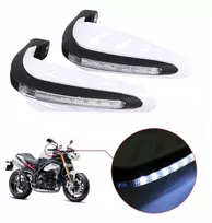 Universali motociklo vairo rankų apsauga su led, 1 pora