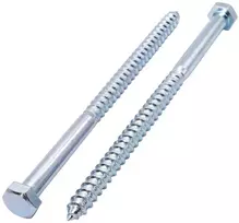 Skir'co 2 vnt. Din 571 cinkuoto plieno šešiabriaunės galvutės medvaržčiai M12 x 220 mm, varžtai su šešiabriaune galvute, raktiniai varžtai
